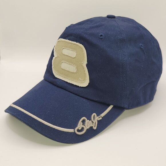 New Vtg Dale Earnhardt Jr 8 Adjustable Strapback Hat NASCAR Chase Authentics NOS - Picture 1 of 11